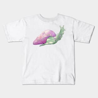 Genderfae Pride Snail Kids T-Shirt